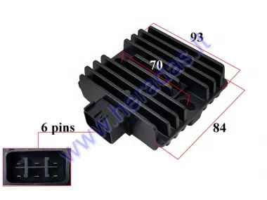 Voltage regulator 6 pins for Suzuki Burgman AN250400 32800-14G600 KAWASAKI, CAN-AM