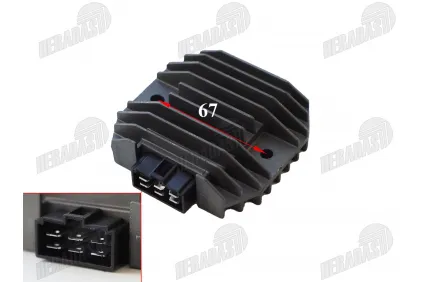 ĮTAMPOS REGULIATORIUS 6 KONTAKTŲ MOTOCIKLO Yamaha FZS1000 FAZER ĮTAMPOS REGULIATORIUS 6 KONTAKTŲ MOTOCIKLO Yamaha FZS1000 FAZER