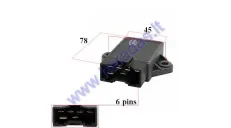 Įtampos reguliatorius be laido (krovimo rėlė) 6 kontaktų motociklo Honda CB 1000 1994 31600-MS2-601