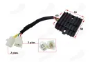 Voltage regulator 3+3 pins of motorcycle RUBI50, FLASH50