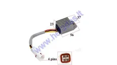 VOLTAGE REGULATOR RECTIFIER 4 PINS FOR MOTOCYCLE Beta, KTM 125-660CC EXC, SX, MXC 125, 200,250,300,400,450,525,530,660