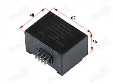Voltage regulator (rectifier) 4 pins of motorcycle, scooter 12V 2x21W 2.5A SIMSON S51