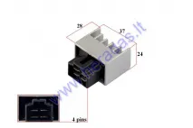 VOLTAGE REGULATOR (RECTIFIER) 4 PINS FOR SCOOTER Yamaha, Kymco,Malaguti, Mbk, Sym