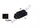 Įtampos reguliatorius (krovimo rėlė) 4kont motociklo Yamaha  MBK XC 125 FLAME JMY-RG-LY125