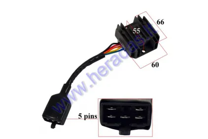 Įtampos reguliatorius (krovimo rėlė) 5 kont motorolerio Kymco People S 125-200cc 00169587