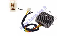 VOLTAGE REGULATOR 3+2 PIN FOR MOTOCYCLE Honda NX4 Falcon 31600-MCG-000