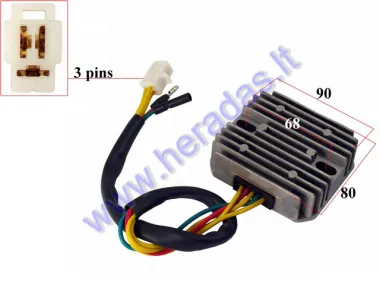 VOLTAGE REGULATOR 3+2 PIN FOR MOTOCYCLE Honda NX4 Falcon 31600-MCG-000