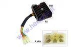 Įtampos reguliatorius (krovimo rėlė) 5 kontaktų motociklo Suzuki GSX-R 1000 99- 32800-33E20 32800-33E21 600-1300