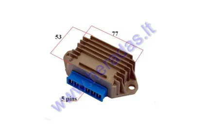Įtampos reguliatorius (krovimo rėlė) 5 kontaktų motorolerio 50-200cc Piaggio,Gilera 2T Piaggio / Gilera 50 2T