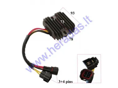 VOLTAGE REGULATOR (RECTIFIER) 7 pin (4+3) motocycle Suzuki GSX-R 600 06-07 32800-02H00 32800-21H00