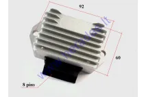 Įtampos reguliatorius (krovimo rėlė) 8 kont motorolerio 50-125cc