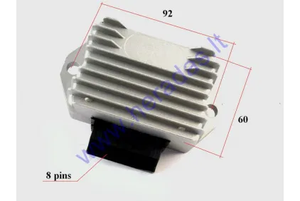 Voltage regulator (rectifier) 8 pin for scooter 50-125cc