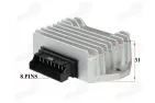Įtampos reguliatorius (krovimo rėlė) 8 kont motorolerio 50-125cc