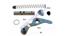 CHAIN GUIDE/TENSIONER FOR moped engine 139FMB  6 PCS KIT