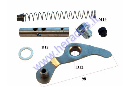CHAIN GUIDE/TENSIONER FOR moped engine 139FMB  6 PCS KIT
