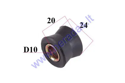 HUB BUSH WITH RUBBER FOR ABSORBER FITS QUAD BIKE D10