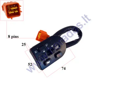 LEFT SIDE SWITCH FOR ELECTRIC MOTOR SCOOTER ROBO