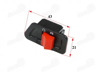 Jungiklis masės išjungimo 6pin motorolerio, skuterio tinka FLASH50