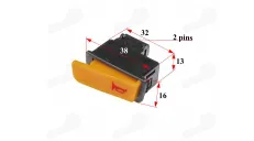Jungiklis signalas 2pin motorolerio, skuterio tinka FLASH50