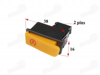 Jungiklis starteris, gesinimas 2pin motorolerio, skuterio tinka FLASH50