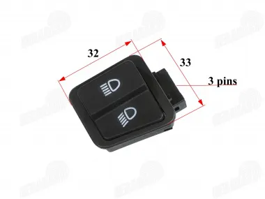 Jungiklis šviesų 3pin motorolerio, skuterio tinka FLASH50