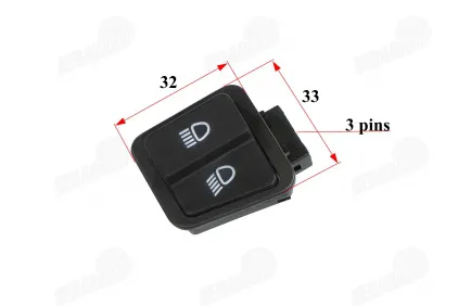 Jungiklis šviesų 3pin motorolerio, skuterio tinka FLASH50