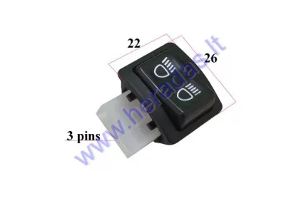Jungiklis šviesų motorolerio 3PIN Wiga,Quest