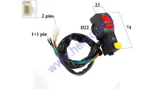 Power switch (on/off) for motorcycle up to 50cc