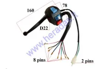 Handlebar switch assembly for scooter indicator/horn/lights SPECIAL OFFER only valid online