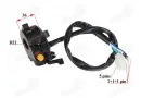 Switch assembly lights/turn signals/signal for scooter, moped 5+3 pin mirrors 8mm right thread for 22mm steering wheel fits CHAMP DELTA