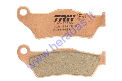 Brake pads ALFER AR, NO LIMIT, VR APRILIA MX, NA, PEGASO, RST, RX, SRV, SX  ATK 125 50-1300 1990-2020