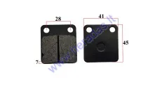 BRAKE PADS for scooter, ATV quad bike 150CC 250CC BASHAN