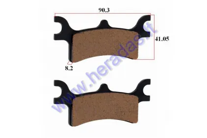 Rear brake pads for ATV quad bike Polaris Sportsman, Magnum, Boss, Blazer2201871 2202414 1910683