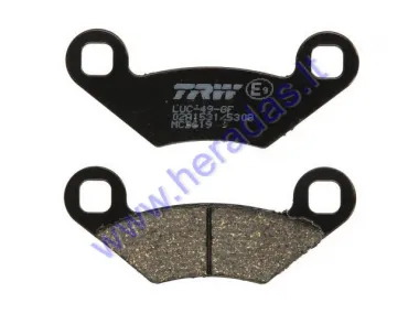 BRAKE PADS FOR MOTORCYCLE, QUAD BIKE ATV  POLARIS SPORTSMAN 500-800 2002-2011