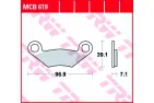 BRAKE PADS FOR MOTORCYCLE, QUAD BIKE ATV  POLARIS SPORTSMAN 500-800 2002-2011