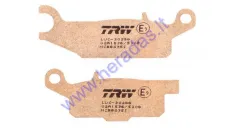 Brake pads E mark for ATV quad bike YAMAHA YFM 250/550/700 2006-2018