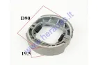 Drum brake pads for quad bike, motorcycle, scooter D90. Fits 10 col wheels Barton, Benzhou, Buffalo, Ecobike, Ferro, Junak
