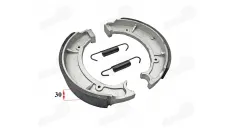 Rear brake pads for a quad bike, scooter, motorcycle 150/250cc CHOPPER KINGWAY LIFAN