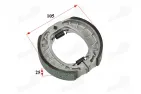 Rear brake pads for motorcycle, scooter fits RUBI50 FLASH50