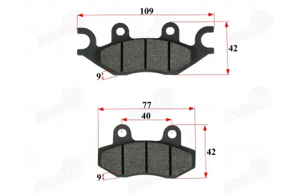 Brake pads for quad bike ODES 650CC 850CC 1000CC