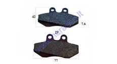 Brake pads for motocycle FDB706P