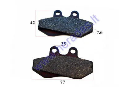 Brake pads for motocycle FDB706P