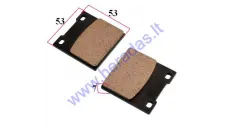 Brake pads for motorcycle KAWASAKI  SUZUKI