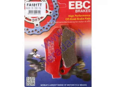 Brake pads for motorcycle KTM EXC 530,525 FA181TT