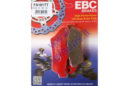 Brake pads for motorcycle KTM EXC 530,525 FA181TT