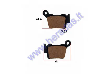 Brake pads for motorcycle KTM EXC 530,525 FA368