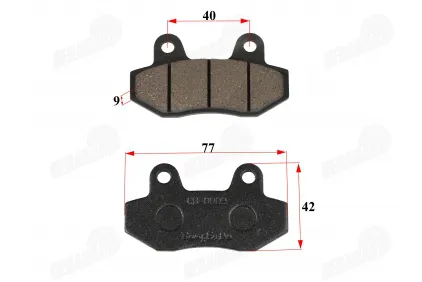 REAR BRAKE PADS FOR MOTORCYCLE  MOTOLAND 250cc  9mm thickness MTL250