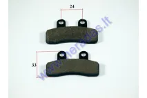 Brake pads for motorcycle scooter