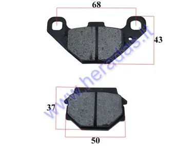 Kaladėlės stabdžių motociklo motorolerio APRILIA, KAWASAKI, SUZUKI, TGB, KTM, DERBI