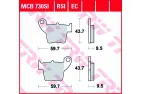 Rear brake pads for motorcycle, scooter fits Motoland 250cc Suzuki, Yamaha, Honda CRF 250-450